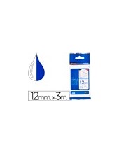 TZE-FA3 CINTA BROTHER TEXTIL AZ./BL. 12MMX3MT. 2
