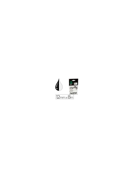 MK-231 CINTA BROTHER BL./NG. 12MMX8MT. MK-231 CINTA BROTHER BL./NG. 12MMX8MT.