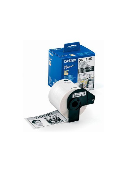 DK-11202 ETIQUETAS BROTHER BL. 62X100MM 300 UDS. DK-11202 ETIQUETAS BROTHER BL. 62X100MM 300 UDS.