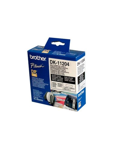 DK-11204 ETIQUETAS BROTHER BL. 17X54MM 400 UDS.