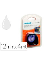 CINTA DYMO 12263 12MMX4MT NG./TPTE.