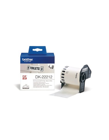 DK-22212 ETIQUETAS BROTHER BL. 62MMX15,24MT. DK-22212 ETIQUETAS BROTHER BL. 62MMX15,24MT.