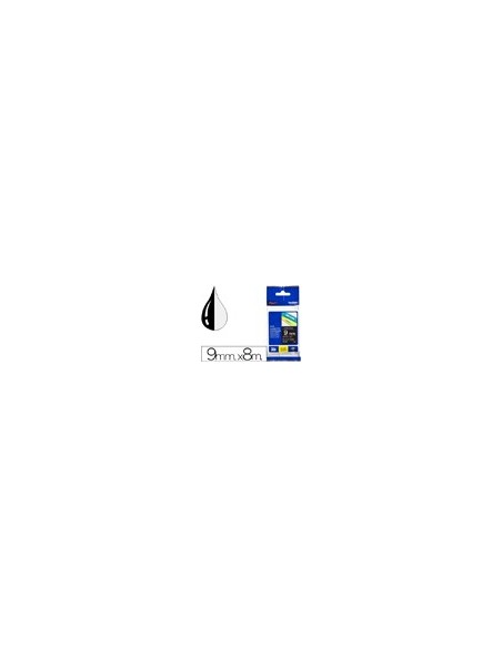 TZE-325 CINTA BROTHER NG./BL. 9MMX8MT. TZE-325 CINTA BROTHER NG./BL. 9MMX8MT.