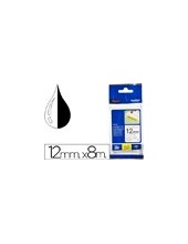 TZE-S231 CINTA BROTHER BL./NG. 12MMX8MT.SUPERADH. 2