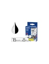 TZ-S241 CINTA BROTHER BL./NG. 18MMX8MT.SUPERADH. 2