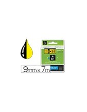 CINTA DYMO 40918 9MMX7MT NG./AM. D1 2