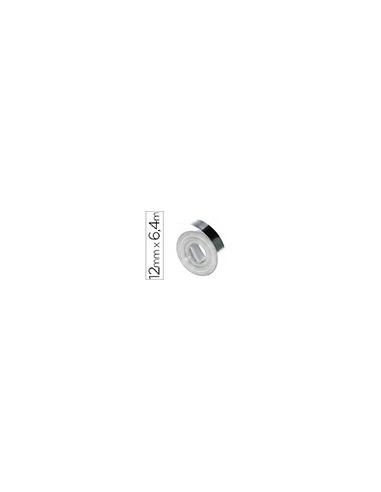 CINTA DYMO 32500 12MMX6,40MT ACERO INOX. S/ADH. CINTA DYMO 32500 12MMX6,40MT ACERO INOX. S/ADH.