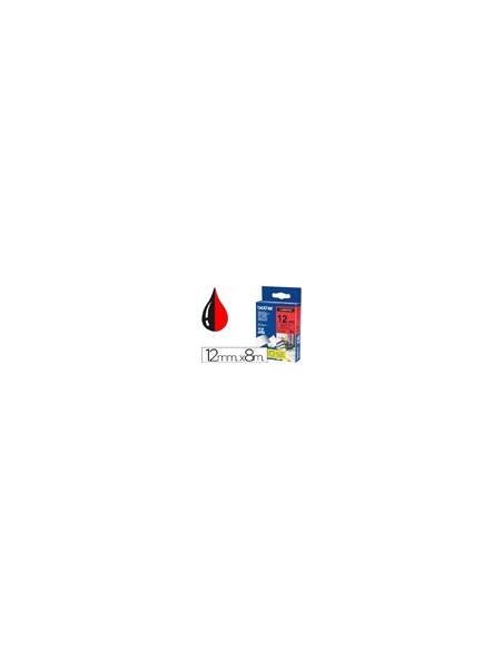 TZ-431 CINTA BROTHER NG./RJ. 12MMX8MT. TZ-431 CINTA BROTHER NG./RJ. 12MMX8MT.