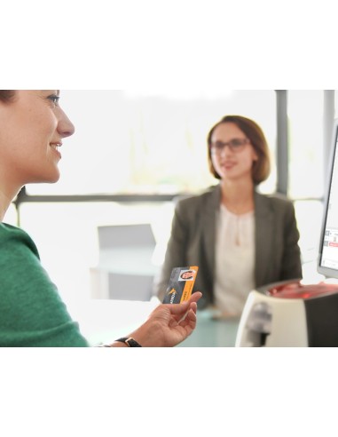 IMPRESORA TARJETA BADGY 200 INCLUYE CINTA 100 TARJETAS BADGE STUDIO+