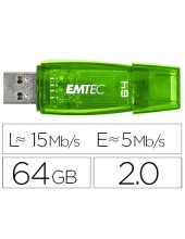 MEMORIA USB 64GB EMTEC 2.0 FLASH VE.