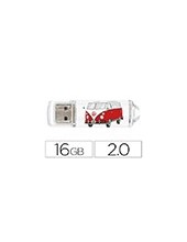 MEMORIA USB TECHONETECH FLASH DRIVE 16 GB 2.0 CAMPER VAN-VAN 2
