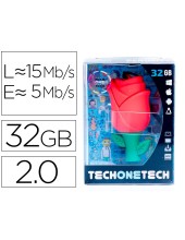 MEMORIA USB TECH ON TECH ROSA ONE 32GB