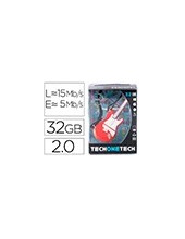 MEMORIA USB TECH ON TECH GUITARRA RED ONE 32GB 2