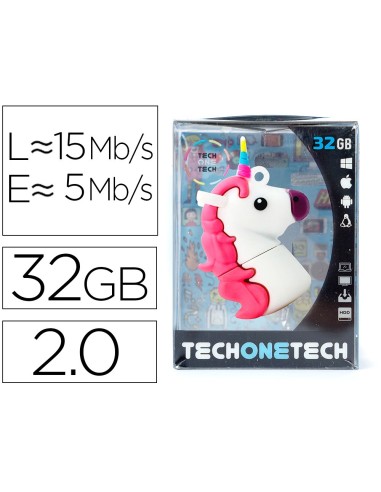 MEMORIA USB TECH ON TECH MI UNICORNIO 32GB