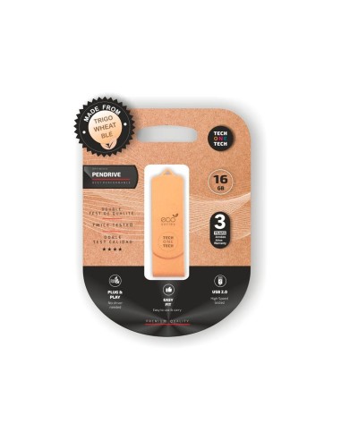 MEMORIA USB TECH ONE TECH ECOTECH BIODEGRADABLE 16GB USB 2.0