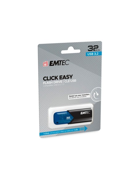 MEMORIA EMTEC USB 3.2 CLICK EASY 32GB AZ.