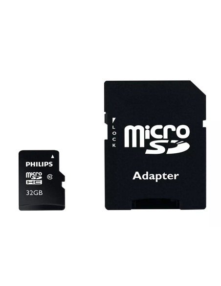 MEMORIA SDHC MICRO PHILIPS 32GB CLASS 10 ADAPTADOR