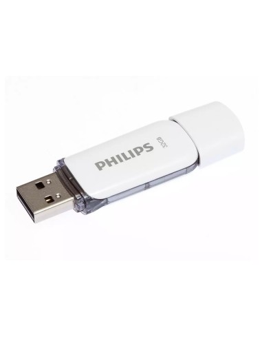 MEMORIA USB PHILIPS FLASH USB 2.0 32GB SNOW GREY