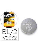 PILA DURACELL ALCALINA BOTON CR2032 BLISTER 2 UD.