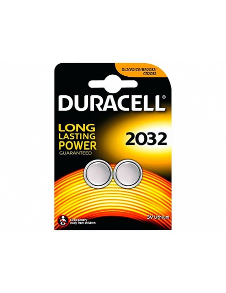 PILA DURACELL ALCALINA BOTON CR2032 BLISTER 2 UD.