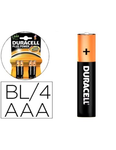 PILA DURACELL RECARGABLE AAA 750 MAH BLISTER 4 UD.