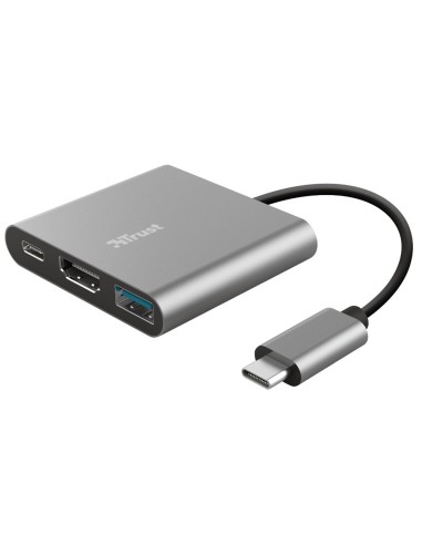 ADAPTADOR TRUST DALYX 3 1 MULTIPUERTO USB-C/USB-A USB-C HDMI 2.0 AL.