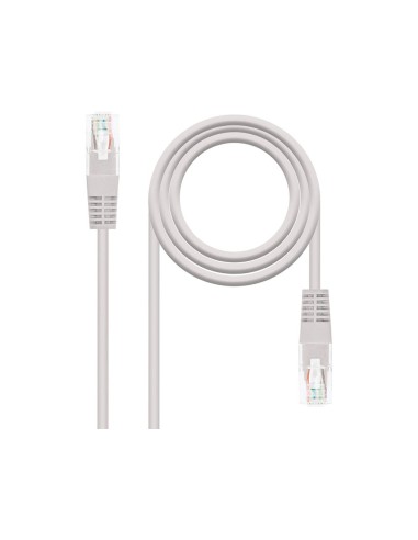 CABLE RED LATIGUILLO RJ45 CATEGORIA 5E UTP AWG24 GRIS 0,25 M