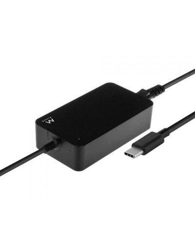 CARGADOR EWENT PORTATIL USB TYPE-C 100-240V 45W