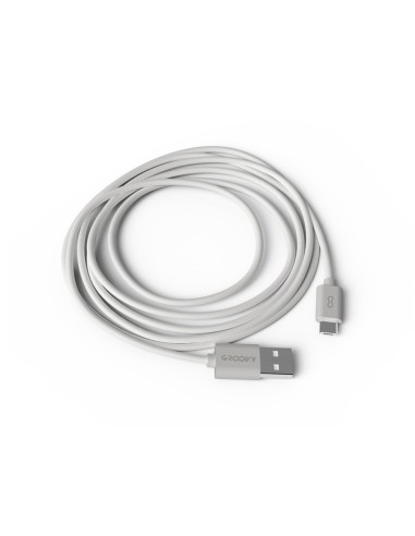 CABLE GROOVY USB-A A MICRO USB 2MT.BL.