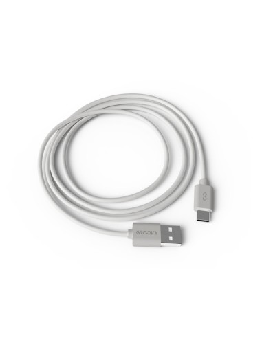 CABLE GROOVY USB-A A TIPO C 1MT.BL.