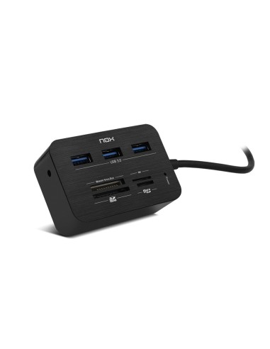 HUB NOX LECTOR TARJETAS 3XUSB 3.0 NG.