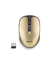 RATON NGS EVO RUST OP.800/1200/1600 DPI INALAM. 5 BOT.USB 2,4GHZ GOLD