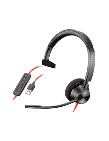 AURICULAR PLANTRONICS NG.WIRE 3310 DIADEMA MONOAURAL USB-A MICROFONO