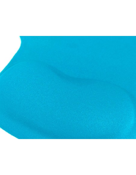 ALFOMBRILLA RATON Q-CONNECT REPOSAMUÑECAS GEL CELESTE
