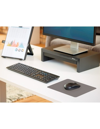 ALFOMBRILLA RATON FELLOWES ESTANDAR RECICLADA 50% GRIS