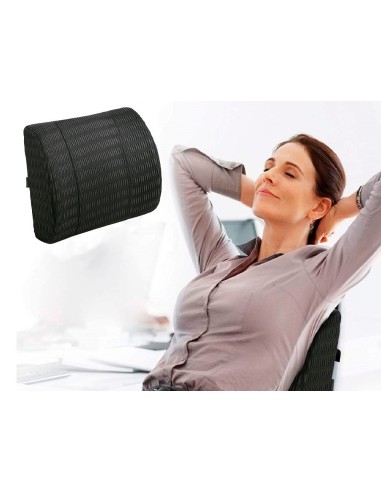 RESPALDO ERGONOMICO Q-CON.DE ESPUMA SISTEMA MEMORY FOAM 340X300X