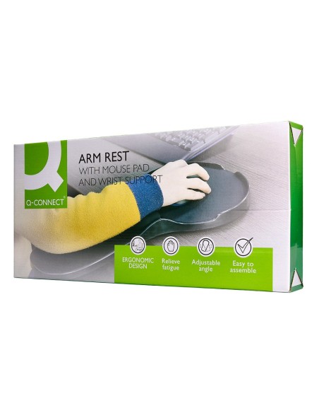 REPOSABRAZOS ERGONOMICO Q-CON.ALFOMBRILLA RATON NG.220X140X480MM