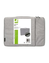 FUNDA PORTATIL Q-CON.13,3\" ASA 1 BOLSILLO EXTERIOR GRIS 350X250X25MM