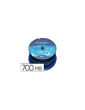 CD-R VERBATIM 700MB VELOCIDAD 52X 80 MIN 50 UD. 2