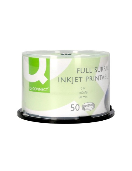 CD-R Q-CON.IMPRIMIBLE CARTUCHO 700MB DURACION 80MIN 52X 50 UNID