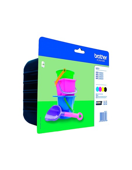 LC-221VALBP CARTUCHO BROTHER RAINBOW PK. 260 PG.