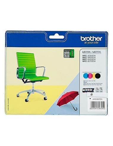 LC-229XLVALBP CARTUCHO BROTHER RAIBOW PK. ALTA CAP. 2400 PG.