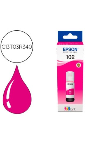 C13T03R340 TINTA EPSON ECOTANK 102 BOTE 70 ML MAG.6.000 PG.