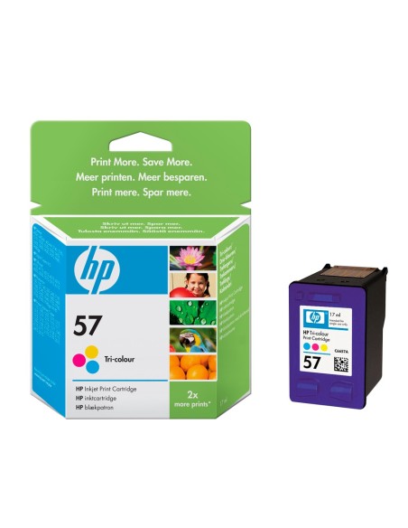 C6657AE CARTUCHO HP Nº 57 TRICOLOR 500 PG.