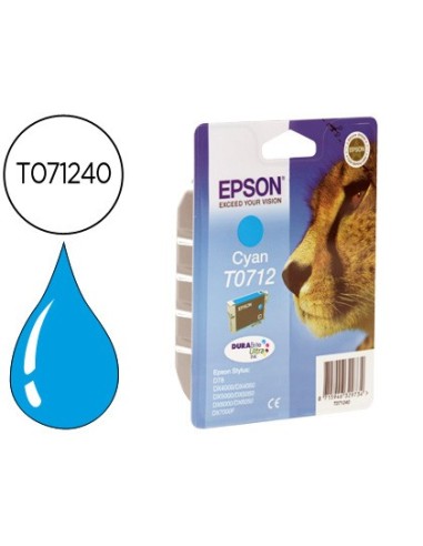 C13T07124012 CARTUCHO EPSON D78/DX4000 CIAN 245 PG.