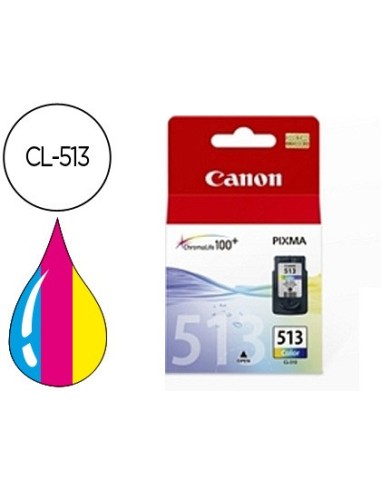 2971B001 CARTUCHO CANON CL-513 TRICOLOR 350 PG.