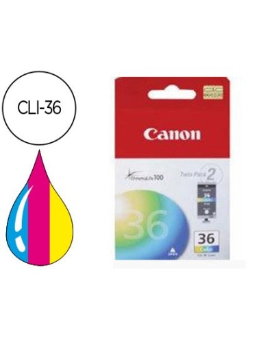 1511B001 CARTUCHO CANON CLI-36 TRICOLOR 260 PG.