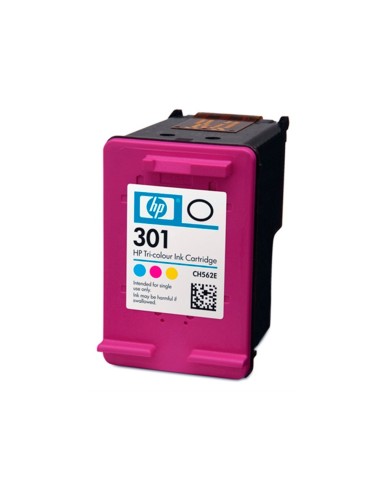 CH562EE CARTUCHO HP Nº 301 TRICOLOR 160 PG.
