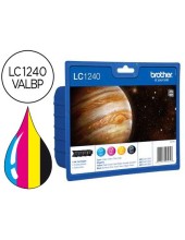 LC-1240VALBP CARTUCHO BROTHER RAINBOW PK. 600 PG.