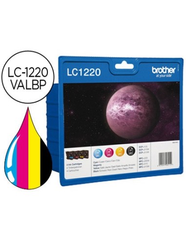 LC-1220VALBP CARTUCHO BROTHER RAINBOW PK. 300 PG.